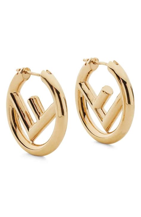 fendi hoop earrings sale